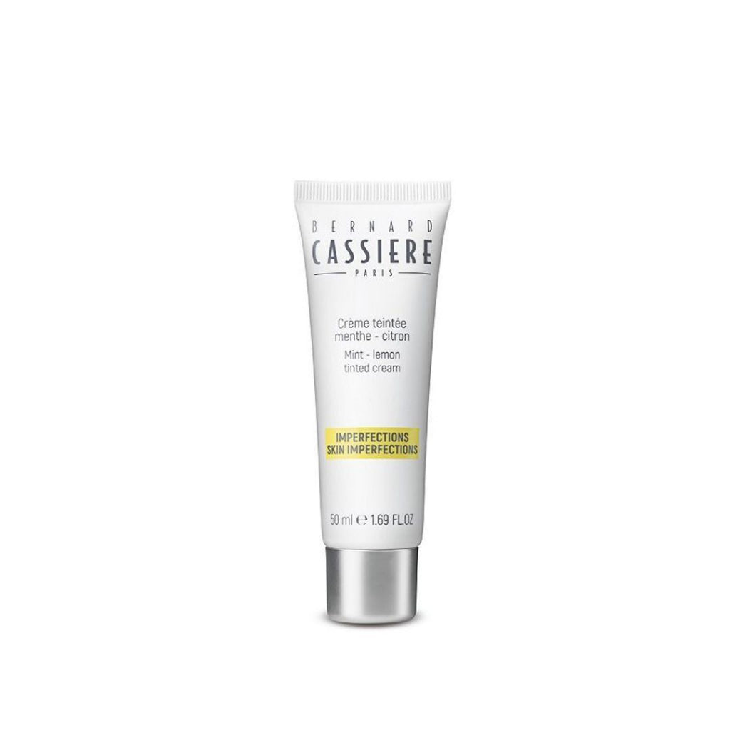 Tube of Bernard Cassiere tinted cream on a white background